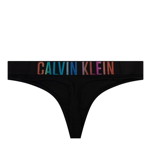 Womens Black/Ombre Intense Power Pride Thong 137392 by Calvin Klein from Hurleys