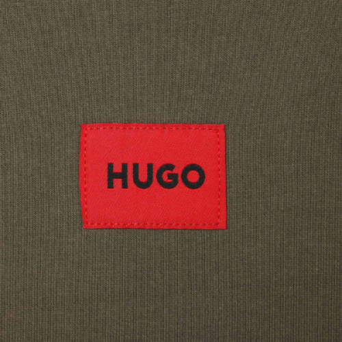 HUGO Sweatshirt Boys Khaki Centre Logo Sweatshirt