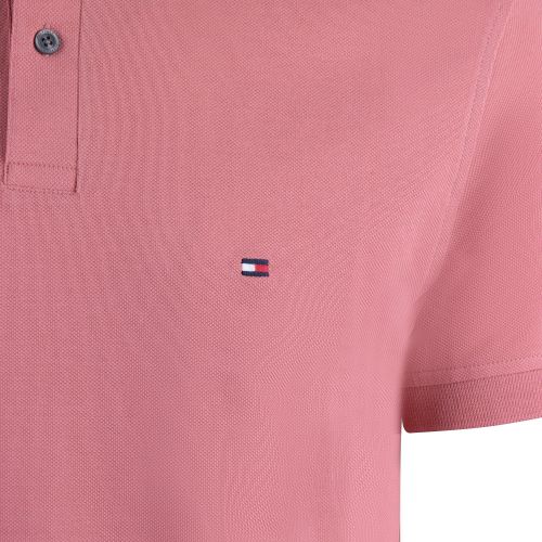 Tommy Hilfiger Polo Shirt Mens Teaberry Blossom 1985 Regular Fit S/s Polo Shirt
