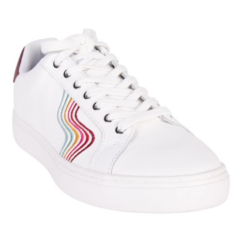 PS Paul Smith Trainers Womens White Lapin Embroidery Trainers