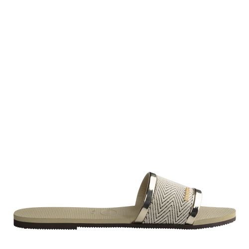Womens Sand Grey You Trancoso Premium Slides 86983 by Havaianas from Hurleys