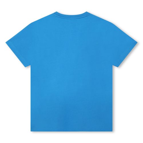 HUGO T Shirt Boys Electric Blue Logo S/s T Shirt