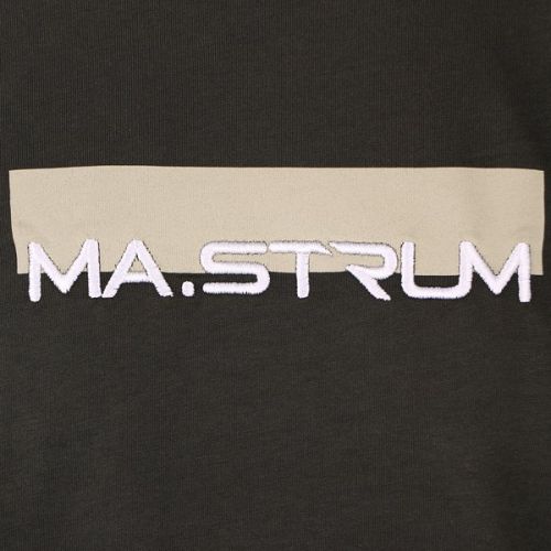 MA.STRUM T Shirt Mens Oil Sick/Tea Block Print S/s T Shirt 