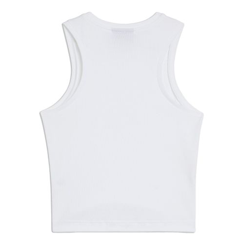 Juicy Couture Vest Top Womens White Beckham Rib Jersey Vest Top