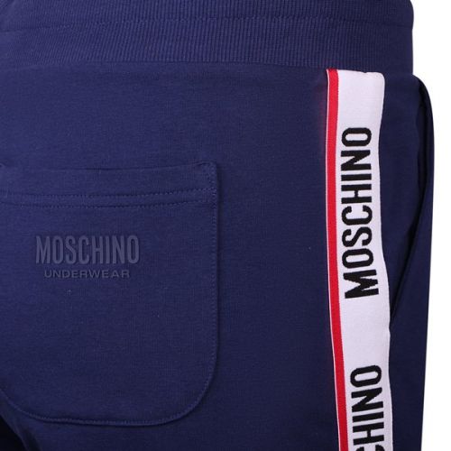 Moschino Sweat Pants Mens Dark Blue Tape Sweat Pants