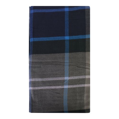 Mens Kielder Blue Walshaw Scarf 132058 by Barbour from Hurleys