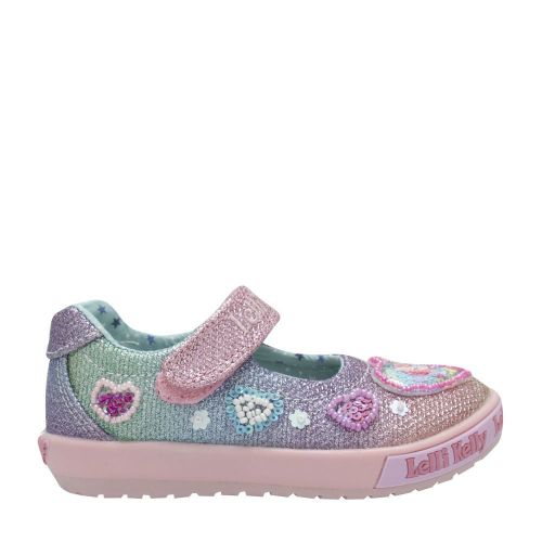 Baby Multi Glitter Gem Unicorn Dolly Shoes (20-24) 87393 by Lelli Kelly from Hurleys