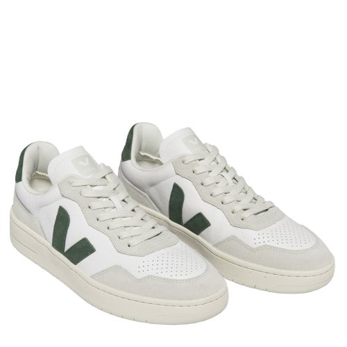 Veja Trainers Mens Extra White/Cyprus V-90 Trainers