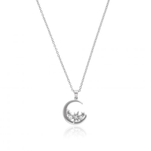 Olivia Burton Necklace Womens Silver Celestial Necklace