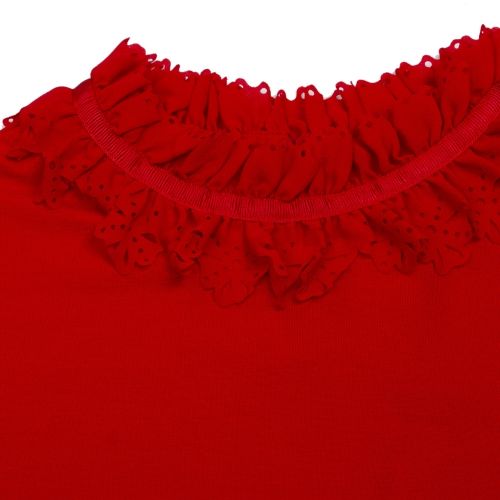 Womens Red Orwla Lace Panel S/s Top 54944 by Ted Baker from Hurleys