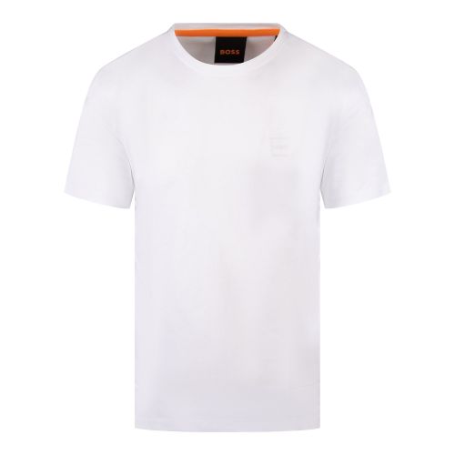 BOSS Orange T Shirt Mens White Tales S/s T Shirt