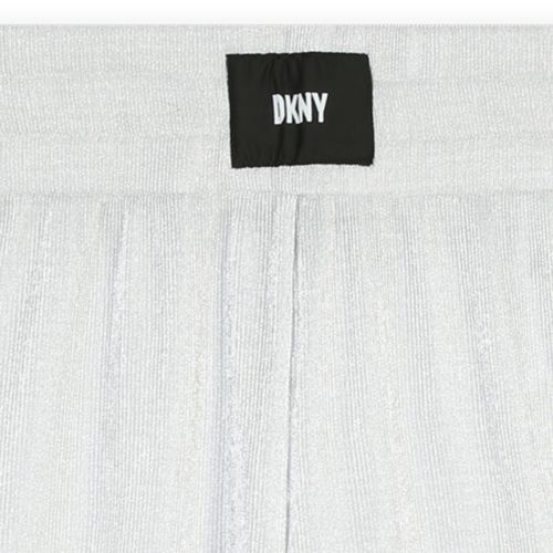 Girls Light Grey Ribbed Trousers 134565 by DKNY from Hurleys