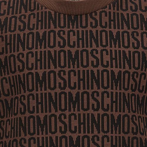 Moschino T Shirt Boys Brown Tonal Logo S/s T Shirt