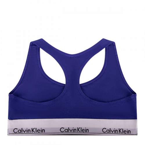 Calvin Klein Bralette Womens Spectrum Blue Modern Cotton Unlined Bralette
