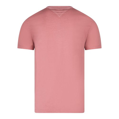 Mens Teaberry Blossom Garment Dye Tommy Logo S/s T 137094 by Tommy Hilfiger from Hurleys
