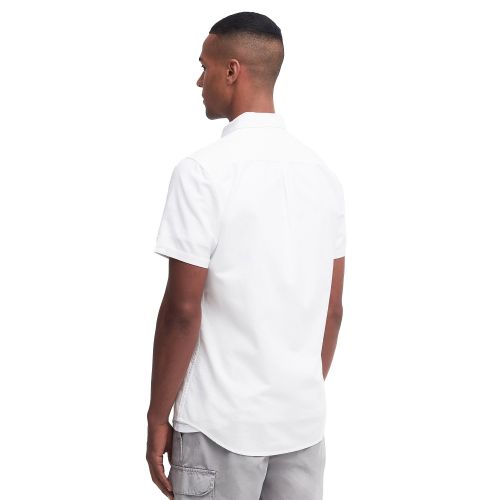 Barbour International Shirt Mens White Kinetic S/s Shirt