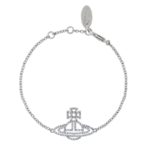 Vivienne Westwood Bracelet Womens Platinum/Crystal Annalisa Bracelet