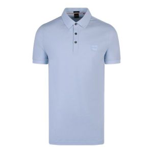 BOSS Polo Shirt Mens Blue Passenger Slim S/s | Hurleys