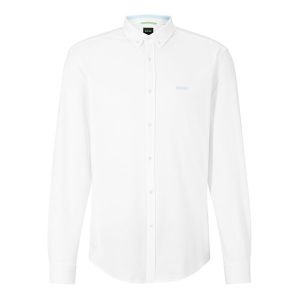 BOSS Shirt Mens White Biado Reg Fit L/s | Hurleys