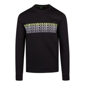 BOSS Sweatshirt Mens Black Salbo 1 | Hurleys