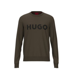HUGO Sweatshirt Mens Dark Green Dem