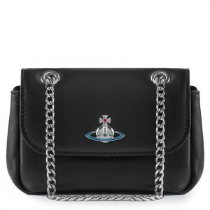 Vivienne Westwood Purse Womens Black Nappa Small Purse with Chain