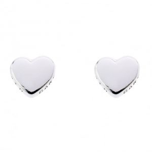 Ted Baker Studs Womens Silver Harly Heart 