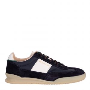 Mens Dark Navy Dover White Tab Trainers