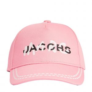 Marc Jacobs Cap Girls Washed Pink Graffiti Logo Cap