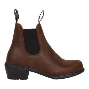 Womens Antique Brown 1673 Heeled Chelsea Boots