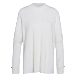 Barbour International Knit Top Womens Off White Enfield Knit