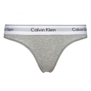 Calvin Klein Thong Womens Grey Heather Modern Cotton Classic