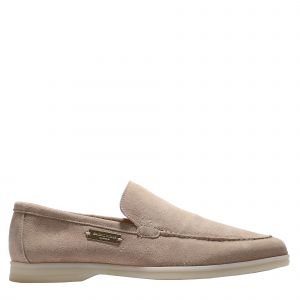 Mens Beige Loafers