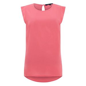 French Connection Top Womens Camilla Rose Crepe Light Capped Sleeve | Hurleys