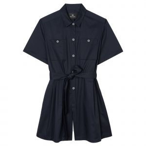 PS Paul Smith Playsuit Womens Inky Blue Cotton Playsuit