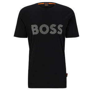 BOSS Orange T Shirt TeeBOSSRete Mens Black TeeBOSSRete S/s T Shirt