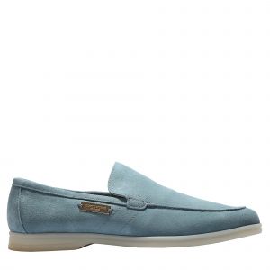 Mens Dusty Blue Loafers
