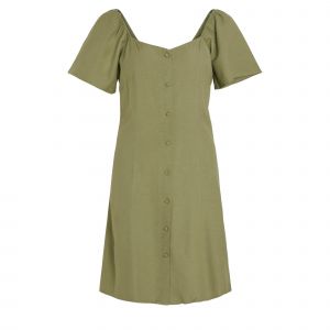 Womens Oil Green Viprisilla Short Dress