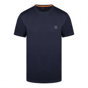 BOSS Orange T Shirt Mens Dark Blue Tales S/s T Shirt
