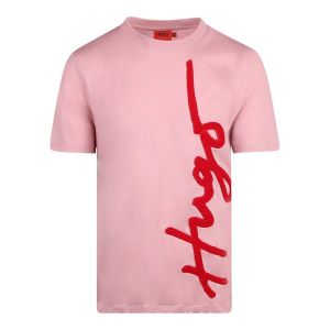 HUGO T Shirt Mens Light Pink Dyton S/s | Hurleys