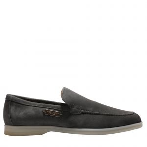 Mens Grey Loafers