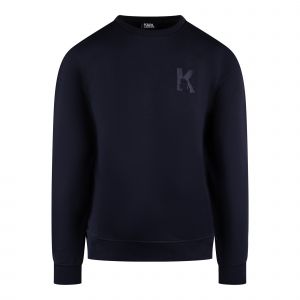Karl Lagerfeld Sweatshirt Mens Navy Logo Sweatshirt