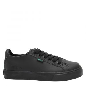 Kickers School Shoe Youth Black Tovni Lacer Shoes (3-6)