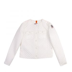 Girls Off White Delice Quilted Jacket
