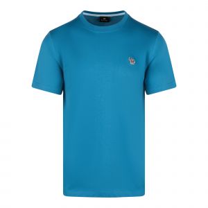 PS Paul Smith T Shirt Mens Blue Zebra Badge Reg Fit S/s T Shirt