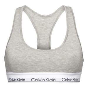 Calvin Klein Bralette Womens Grey Heather Modern Cotton Classic