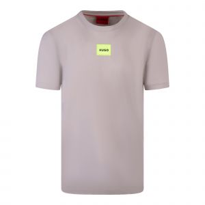 HUGO T Shirt Mens Beige/Neon Diragolino212 S/s